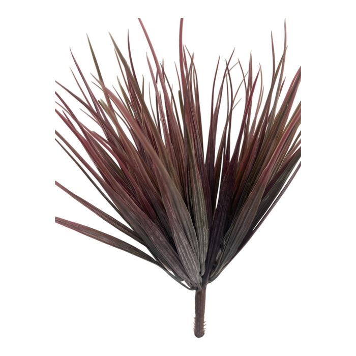 Artificial Red-Toned Grass Spray – Modern Accent Foliage