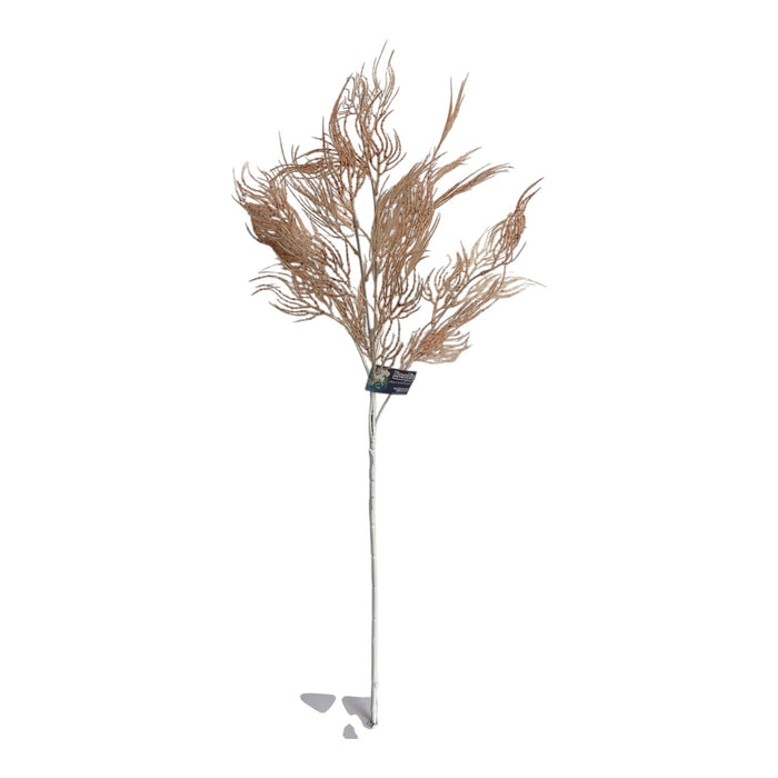 Artificial Feathered Foliage Spray – Natural Beige