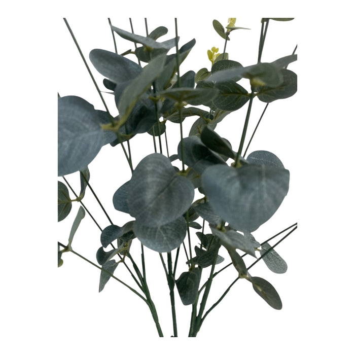 Artificial Eucalyptus Spray – Blue-Green with Bud Tips