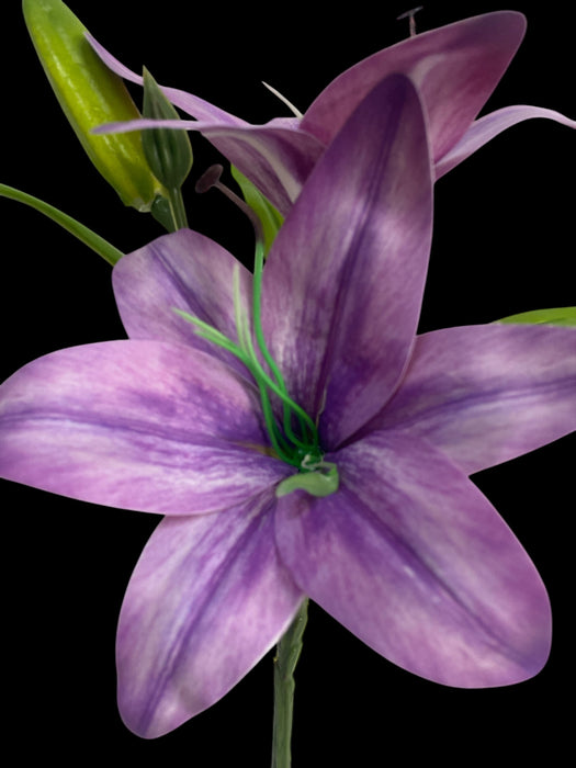 Artificial Purple Lily Stem