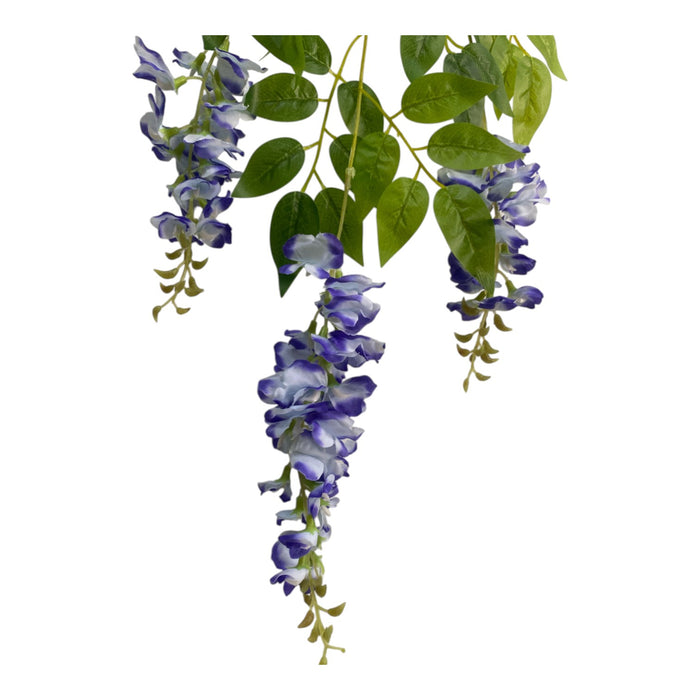 Artificial Hanging Wisteria Spray – Purple