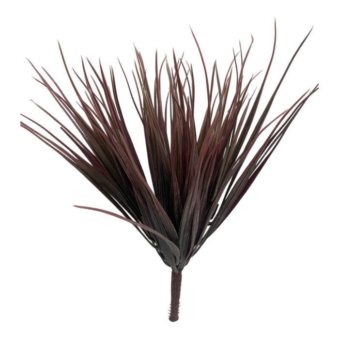 Artificial Red-Toned Grass Spray – Modern Accent Foliage