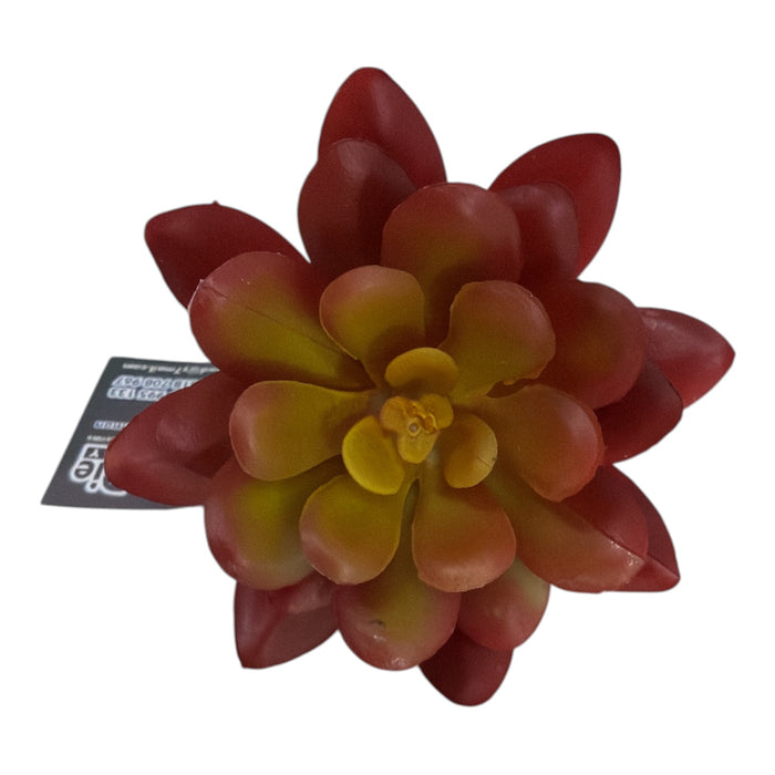 Artificial Red Echeveria Succulent