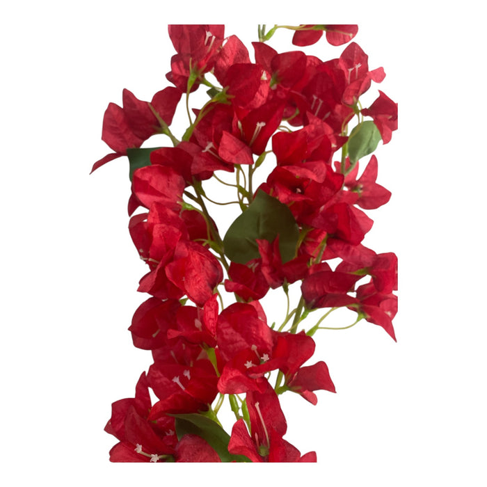 Artificial Bougainvillea Flower Stem – Red