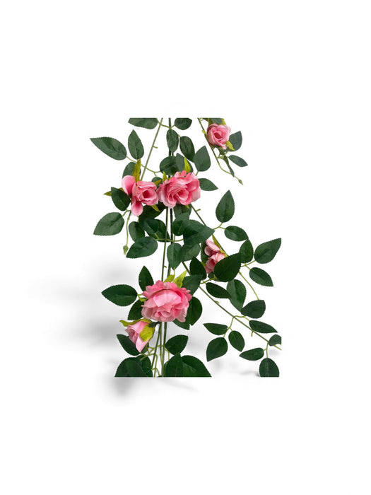 Artificial Pink Rose Arch Garland