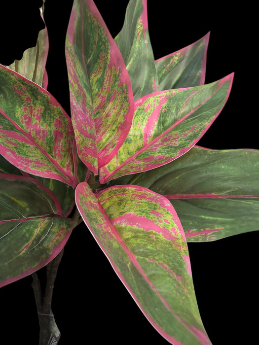 Artificial Green & Blush Foliage Spray