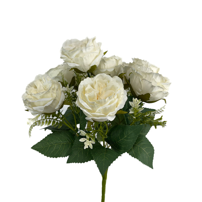 Artificial Peonies Cream