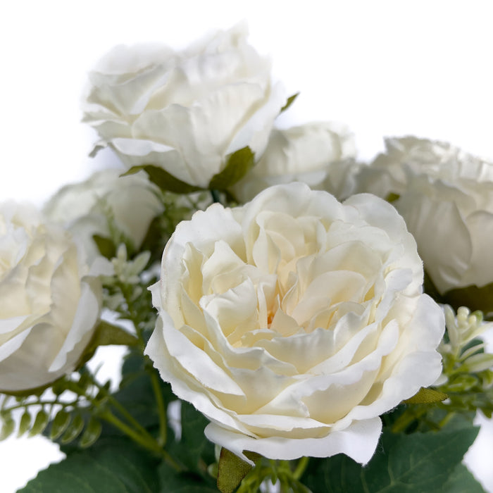 Artificial Peonies Cream