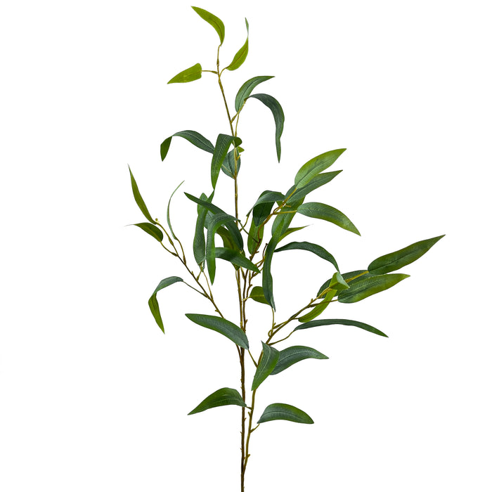 Artificial Eucalyptus Leaves Spray Frosty Green