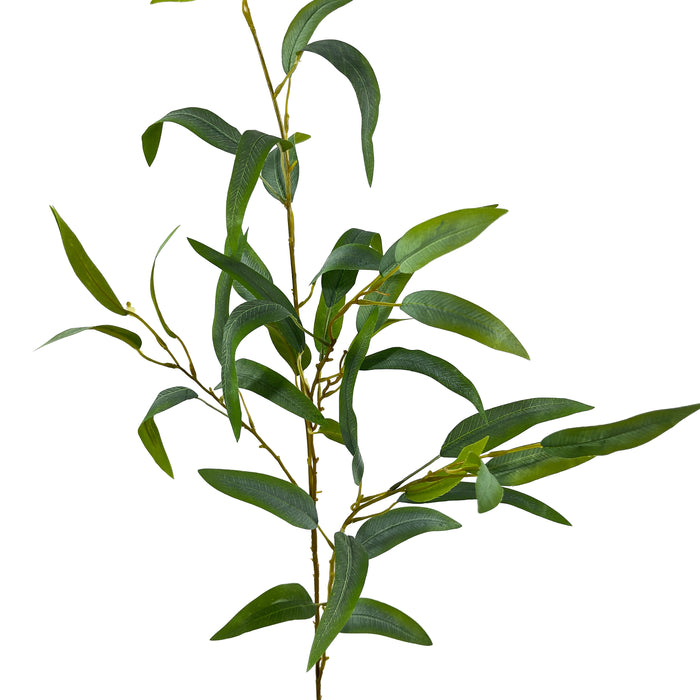 Artificial Eucalyptus Leaves Spray Frosty Green