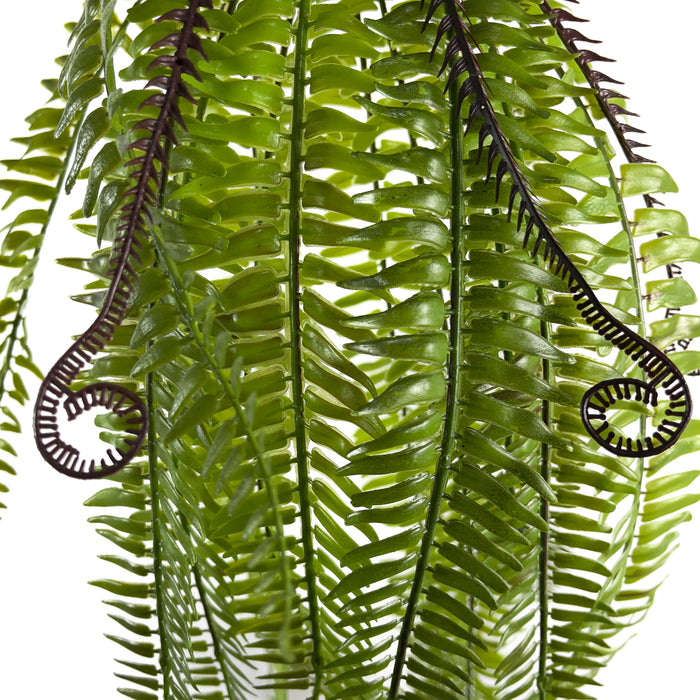 Artificial Sword Fern Green
