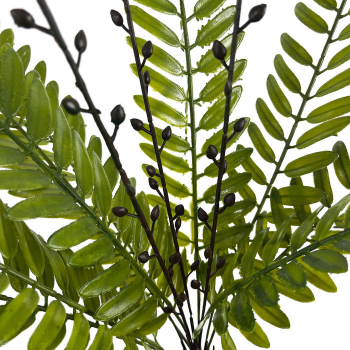 Artificial Spider Fern Green