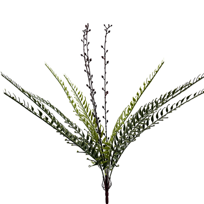 Artificial Fern Bush Green