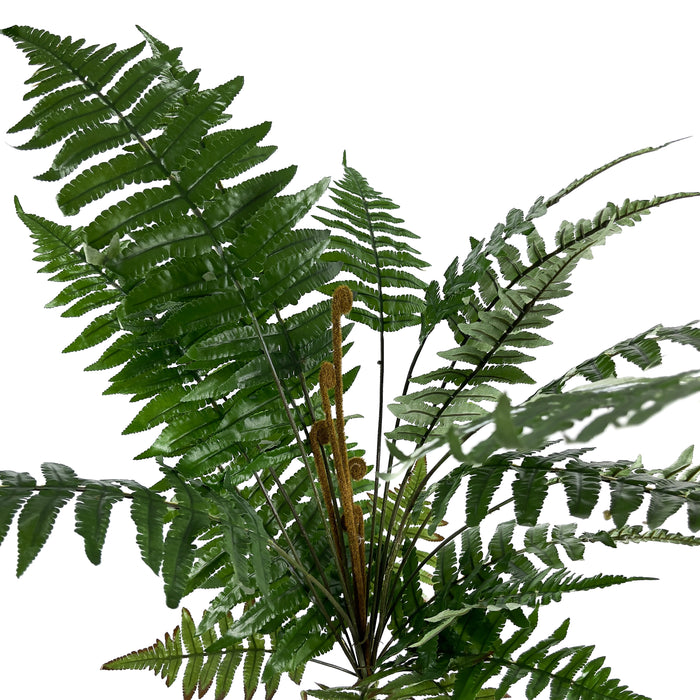 Artificial Ruffle Fern Green