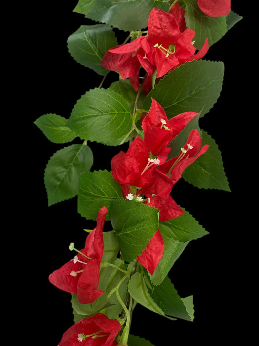 Artificial Red Bougainvillea Vine