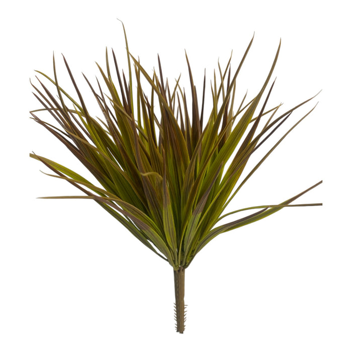 Artificial Green & Brown Grass Spray – Natural Textured Foliage