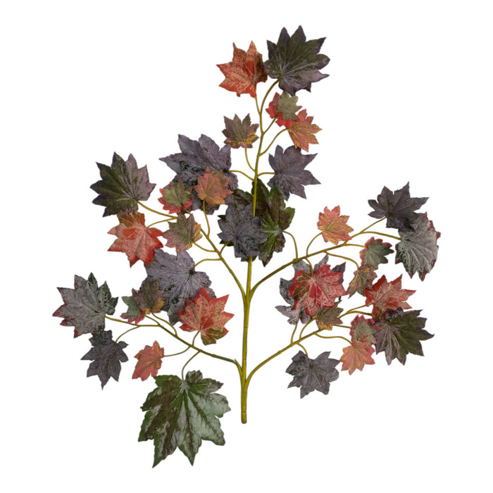 Artificial Autumn Maple Leaf Spray