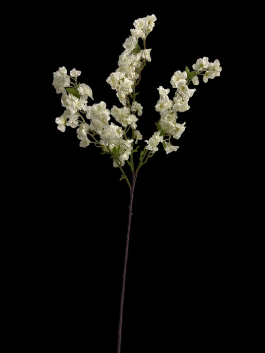 Artificial White Cherry Blossom Spray