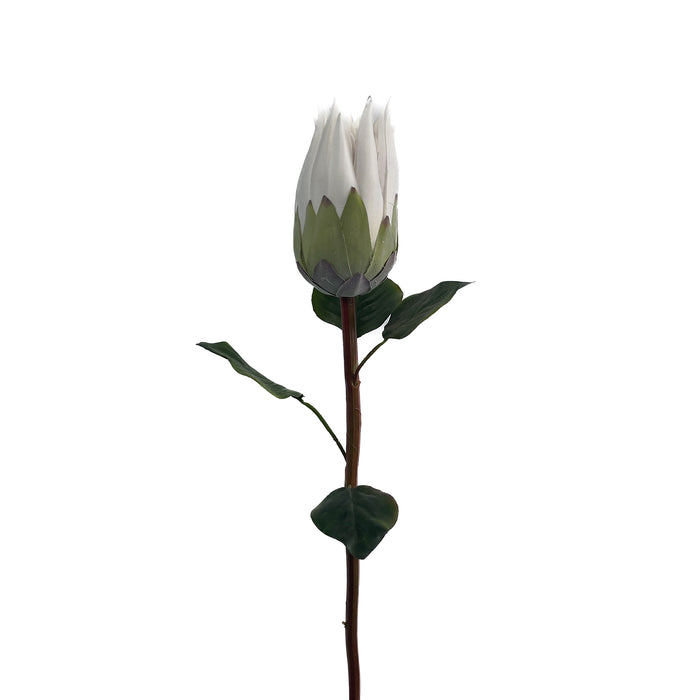 Artificial Protea Spray White