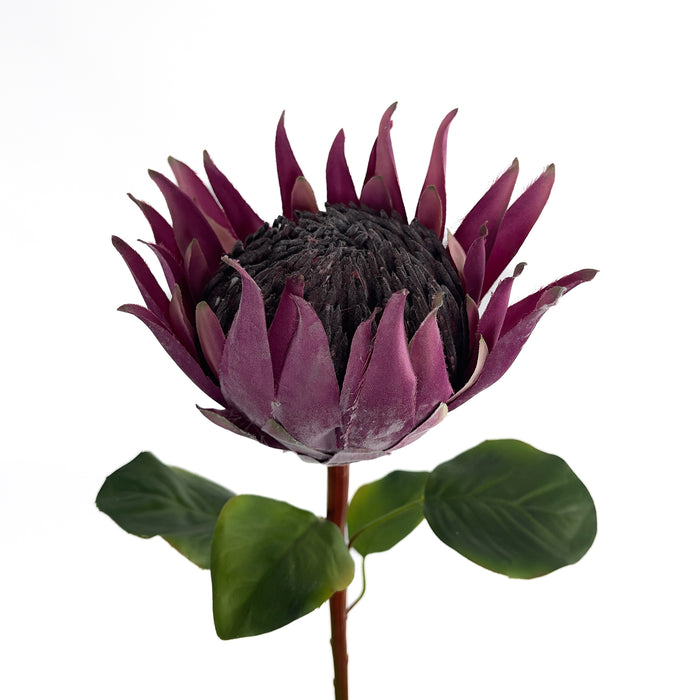 Artificial King Protea Dark Pink