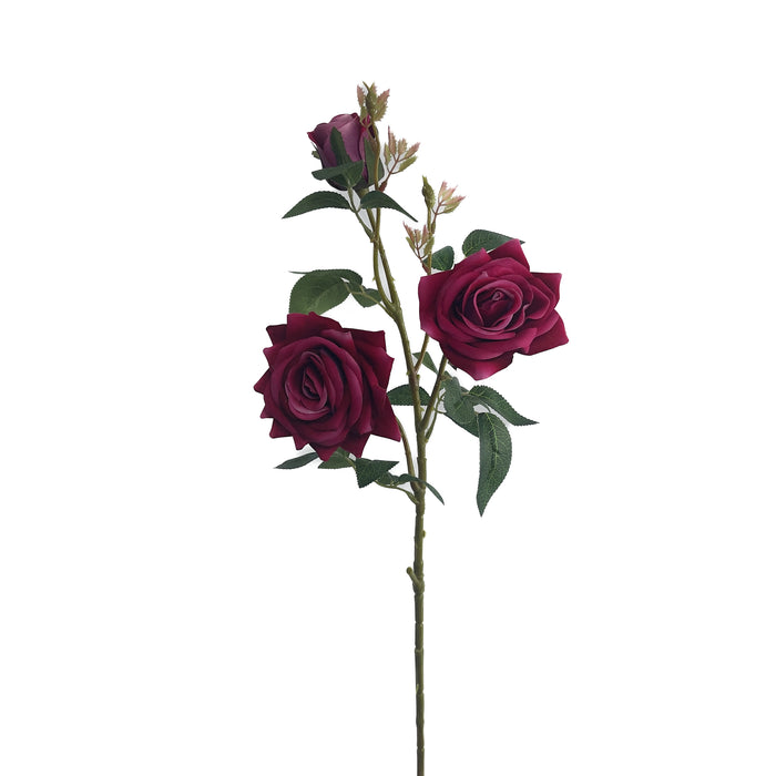Artificial Rose Dark Pink