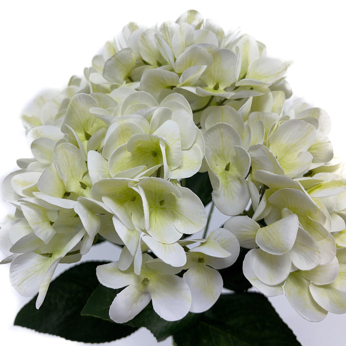 Artificial Hydrangea Cream