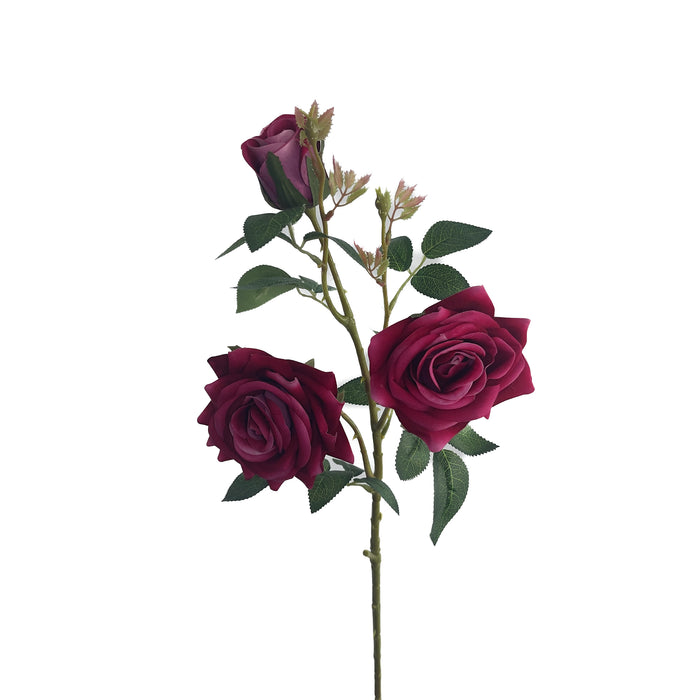 Artificial Rose Dark Pink
