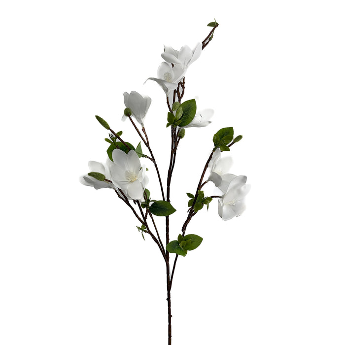Artificial Magnolia Spray White