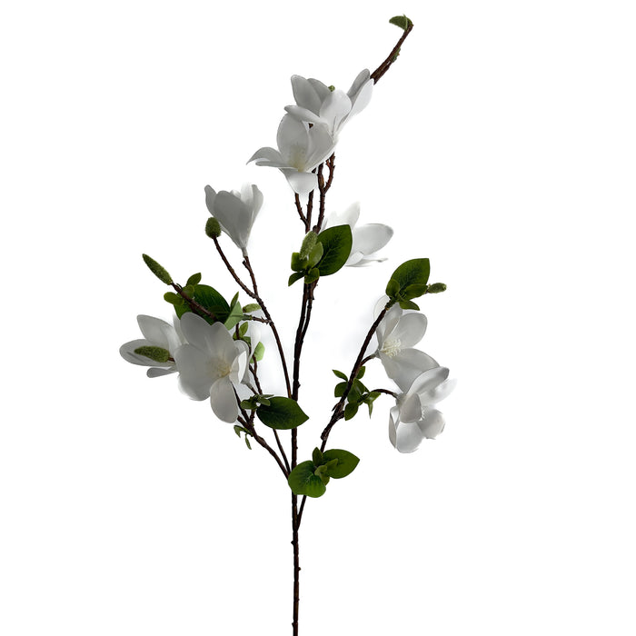 Artificial Magnolia Spray White