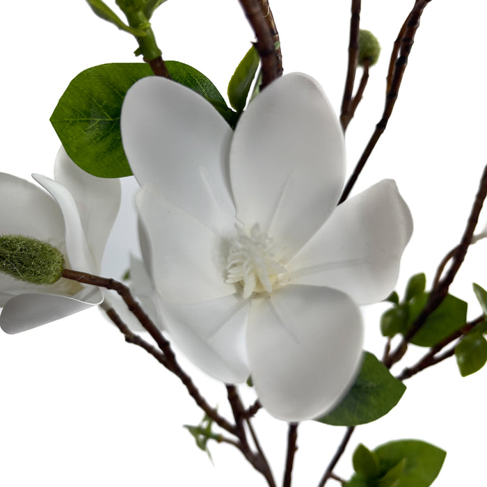 Artificial Magnolia Spray White