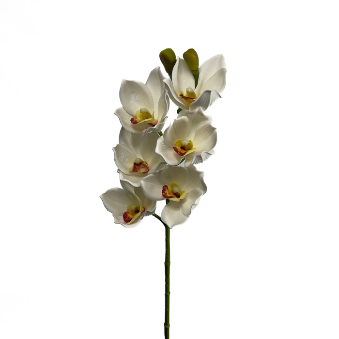 Artificial Cymbidium Orchid White