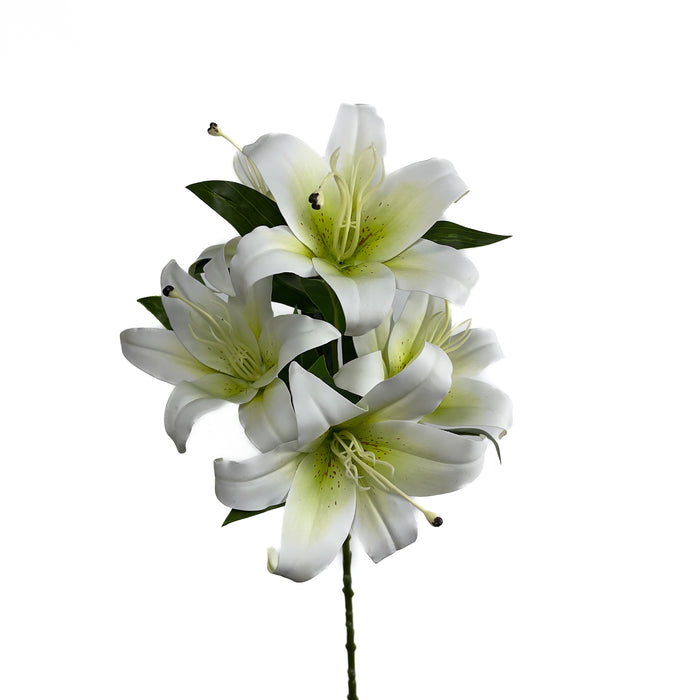 Artificial Lily Spray White