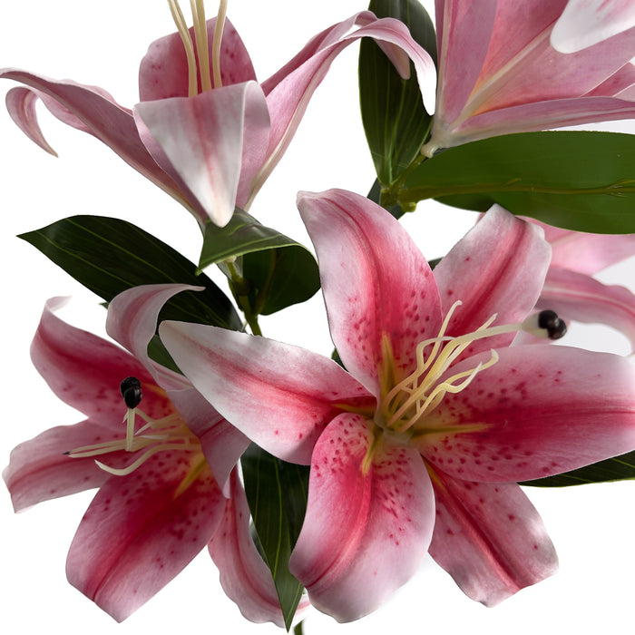 Artificial Lily Spray Pink