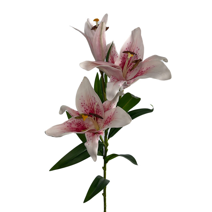 Artificial Lily Spray Pink