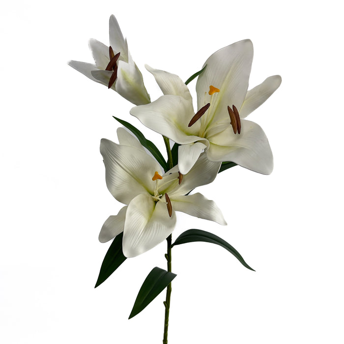Artificial Lily Spray White