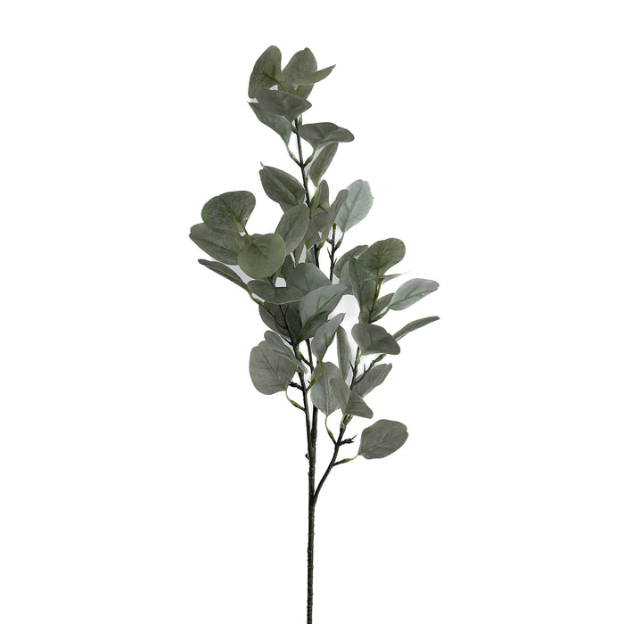 Artificial Eucalyptus Leaf Spray Frosty Green