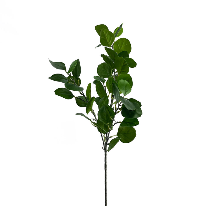 Artificial Eucalyptus Leaf Spray Dark Green
