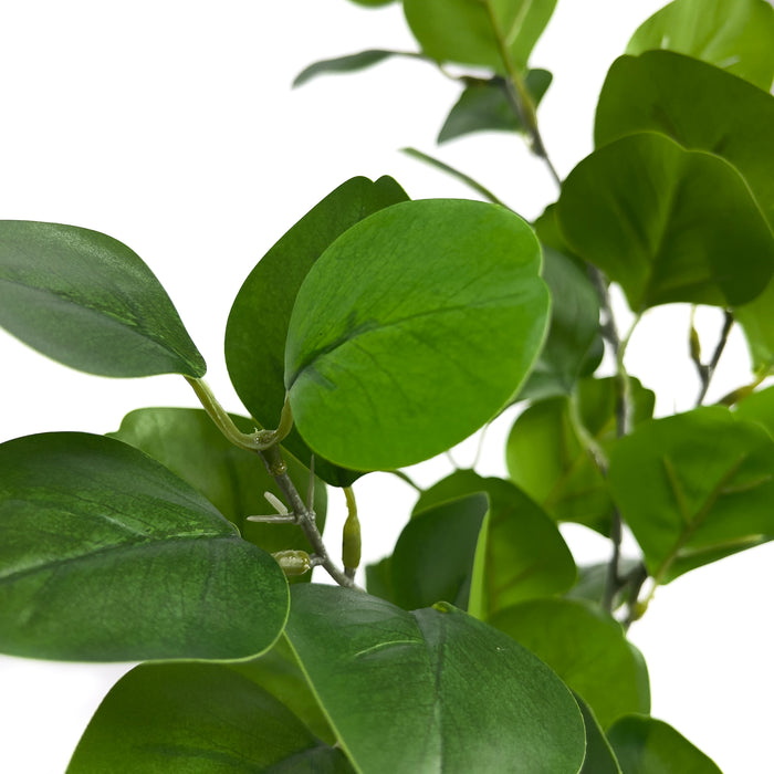 Artificial Eucalyptus Leaf Spray Dark Green